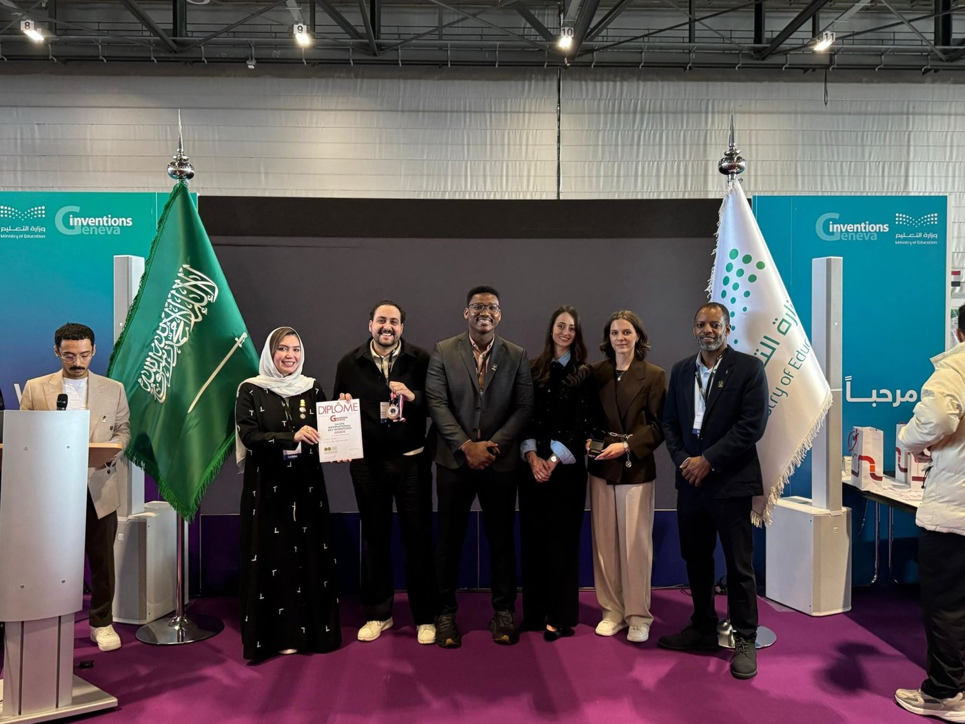 AbsorbIQ team at Geneva 2025